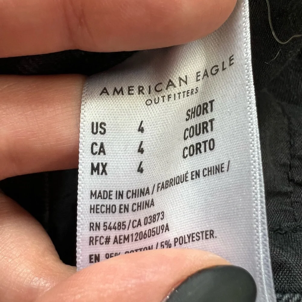 American Eagle Distressed Black Jeans - Picture 3 of 3